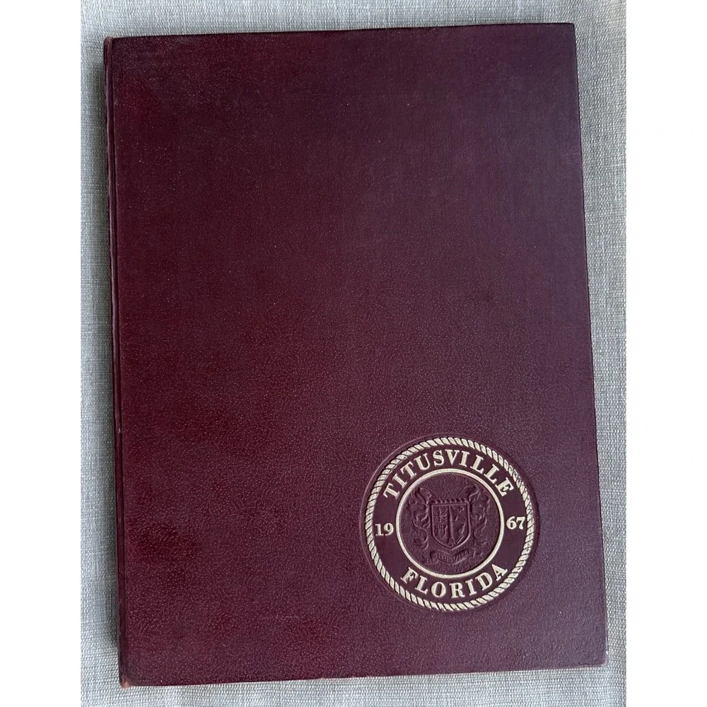 1967 TITUSVILLE Terriers Florida HIGH SCHOOL YEARBOOK Vintage Rare Space Coast